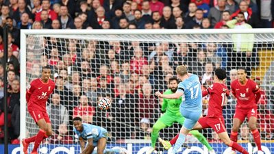 شاهد أهداف مباراة ليفربول ومانشستر سيتي في الدوري الانجليزي