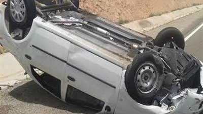 بالأسماء.. إصابة 8 أشخاص في حادث تصادم بالمنيا