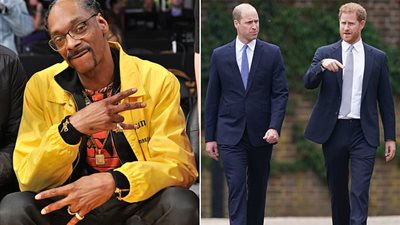 سنوب دوج يكشف عن علاقته بالأمير هاري وشقيقه