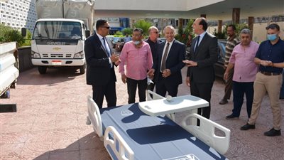 المخابرات العامة تهدي مستشفي المنزلة أجهزة طبية حديثة بمناسبة ذكرى 6 أكتوبر