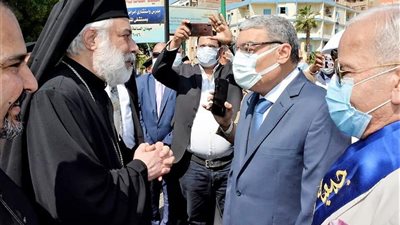 مطران المنيا يشارك في احتفالات ذكرى انتصارات أكتوبر