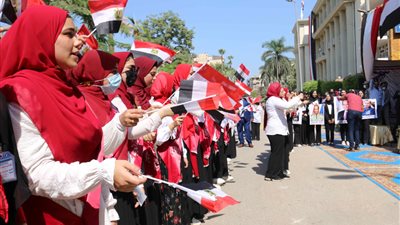 جامعة المنصورة تحتفل بذكرى نصر أكتوبر 