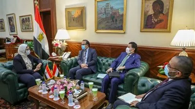 وزيرة الصحة تستقبل نظيرها اليمني لبحث التعاون بين البلدين (صور)