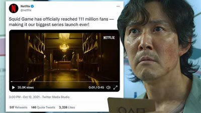 نتفليكس تعلن تحقيق Squid Game أقوى إنطلاقة بتاريخها