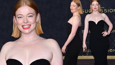 سارة سنوك تشارك بالعرض الخاص لأولى حلقات Succession