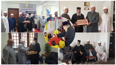 راعي الكنيسة الكاثوليكية بالبحر الأحمر يهنئ رموز الدين الإسلامي بالمولد النبوي