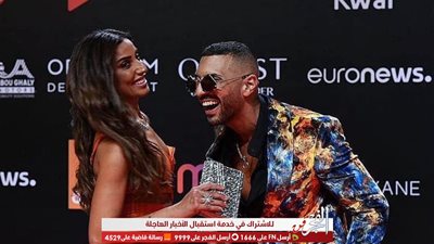 برفقة حسن أبو الرووس..دينا الشربيني تروج لأغنيتها الجديدة 