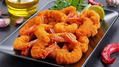 زي محلات برا .. طريقة عمل بانيه الجمبري في المنزل