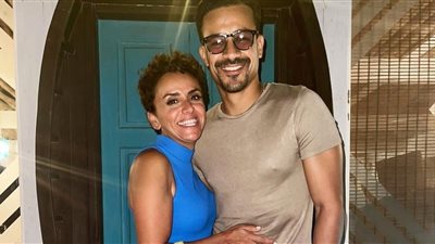 أحدث ظهور لعلا مهدي برفقه زوجها أحمد داوود