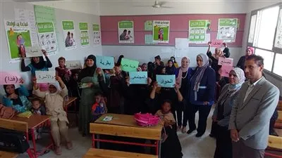 حوار مجتمعي بمدرسة الشعراوي الثانوية عن تنظيم الأسرة والصحة الإنجابية