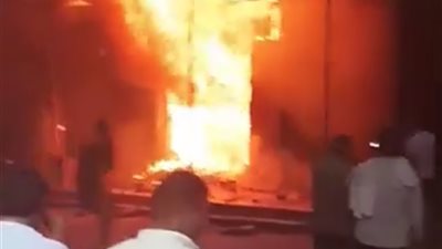 إخماد حريق اندلع بجوار سنترال الشيخ زايد