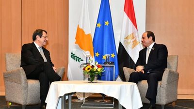 الرئيس السيسى يشيد بالتطور والتقارب المستمر فى العلاقات بين مصر وقبرص 