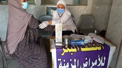 الكشف على 1154 مريضا بقافلة طبية علاجية بقرية كفر المحمدية بالدقهلية (صور)