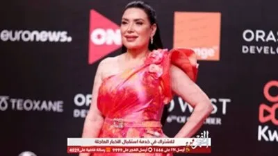 إطلالة عبير صبري في سابع أيام مهرجان الجونة (صور)