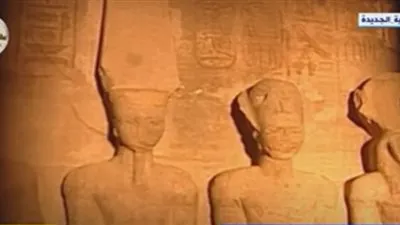 آثارأسوان: تعامد الشمس على وجه الملك رمسيس إعجاز فلكي (فيديو)