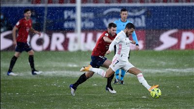 صدارته لليجا مهددة.. ريال مدريد يسقط في فخ التعادل أمام أوساسونا