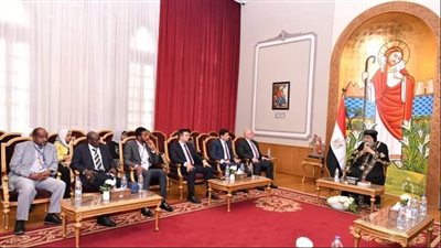  البابا تواضروس يلتقي وفد إعلامي سوداني بالمقر البابوي بالقاهرة (تفاصيل)