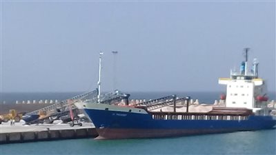 ميناء العريش البحري يستقبل السفينة ALYOUSSEF 