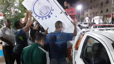 محافظ أسوان: إزالة 715 حالة إشغال طريق مع رفع 11 إستاند ومظلة