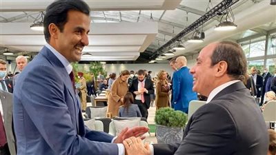 عاجل.. السيسي يلتقي أمير قطر في جلاسجو