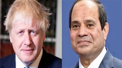 شاهد.. تفاصيل الاتصال الهاتفي بين الرئيس السيسي وبوريس جونسون 