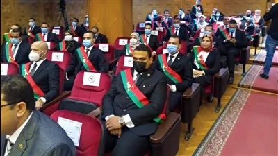 توافد معاوني النيابة الإدارية لعام 2015 و2016 وأسرهم لحلف اليمين