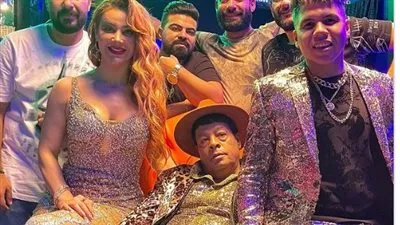 عمر كمال بصحبة عبد الباسط حمودة من كواليس أغنية 