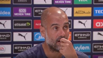 جوارديولا يستقر على تشكيل مانشستر سيتي أمام مانشستر يونايتد في البريميرليج