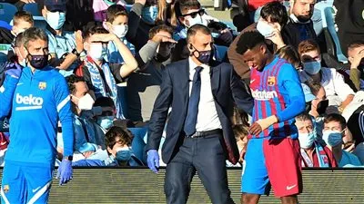 عاجل - تعرف على مدة غياب أنسو فاتي عن برشلونة