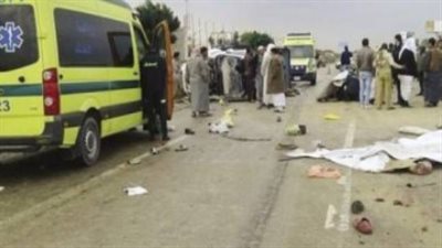 التحقيق في مصرع شخصين بحادث مروري بالفسطاط 