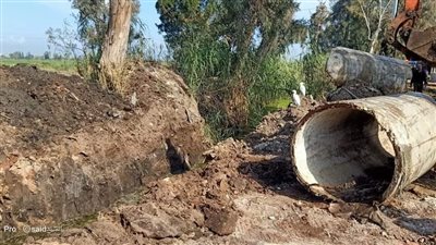 استمرار حملات المرحلة الثالثة من الموجة 18 لإزالة التعديات بالدقهلية