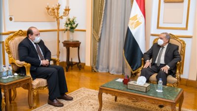 وزير الإنتاج الحربي يناقش مع سفير مصر بالنيجر تعزيز محاور التعاون الثنائى 