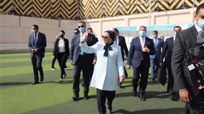 بالزغاريد.. أهالي قرية شما بالمنوفية يستقبلون قرينة الرئيس السيسي