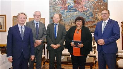 وزيرة الثقافة تستقبل سفير التشيك لبحث التعاون المشترك وافتتاح أول مركز ثقافي للتشيك في مصر وإفريقيا