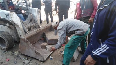 تفاصيل حملة مكبرة لمنع الأسواق العشوائية بالمنصورة (صور) 