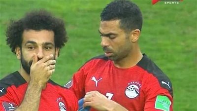 اللقطة الأبرز من مباراة مصر والجابون في تصفيات كأس العالم