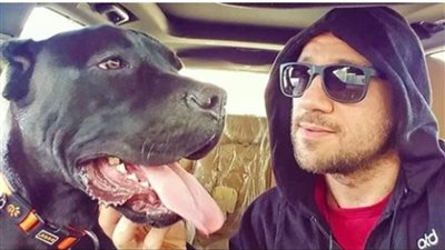 برفقة كلب.. أحدث جلسة تصويرية لـ أحمد مكي 