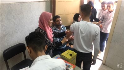 بدء تطعيم طلبة مدارس المراحل الثانوية بلقاح كورونا في الدقهلية (صور)