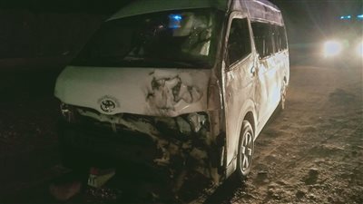  إصابة 10 أشخاص بينهم 3 أطفال في انقلاب ميكروباص ببني سويف