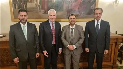 تفاصيل لقاء رئيس البرلمان العربي برئيس لجنة العلاقات بمجلس الشيوخ الإيطالي