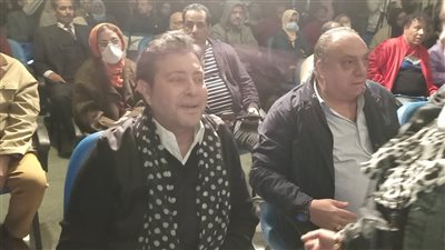 وصول الفنان هاني شاكر إلى ندوة 