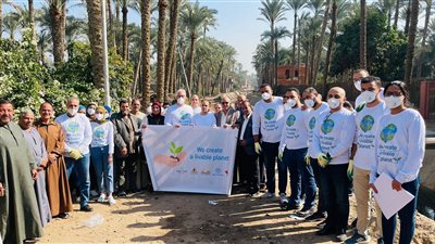 زراعة 2000 شجرة مثمرة بالترع المبطنة بالجيزة لمواجهة تغير المناخ 