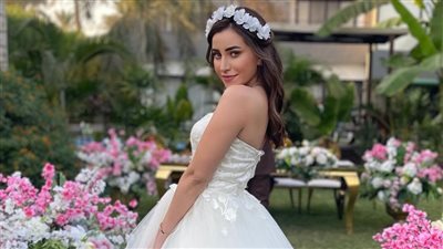 شاهد.. سارة الشامي ترتدي فستان الزفاف في مسلسل 