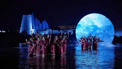 المشرف الفني لحفل طريق الكباش يكشف سر اختيار ديكورات الافتتاح