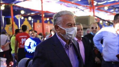  حسن حمدي يدلي بصوته في انتخابات النادي الأهلي