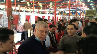  أحمد شوبير يدلي بصوته في انتخابات النادي الأهلي