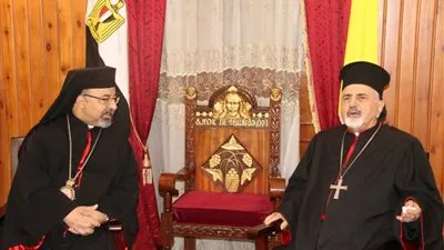 بطريرك الأقباط الكاثوليك يستقبل بطريرك السريان الكاثوليك الأنطاكي
