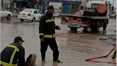  الداخلية تواجه تداعيات الطقس السيئ بمطروح