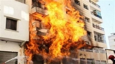 الحماية المدنية تخمد حريق اندلع بشقة سكنية في الطالبية