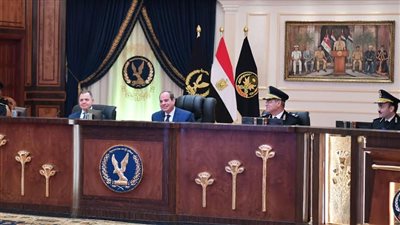تفاصيل زيارة السيسي لأكاديمية الشرطة لحضور اختبارات كشف الهيئة (فيديو)